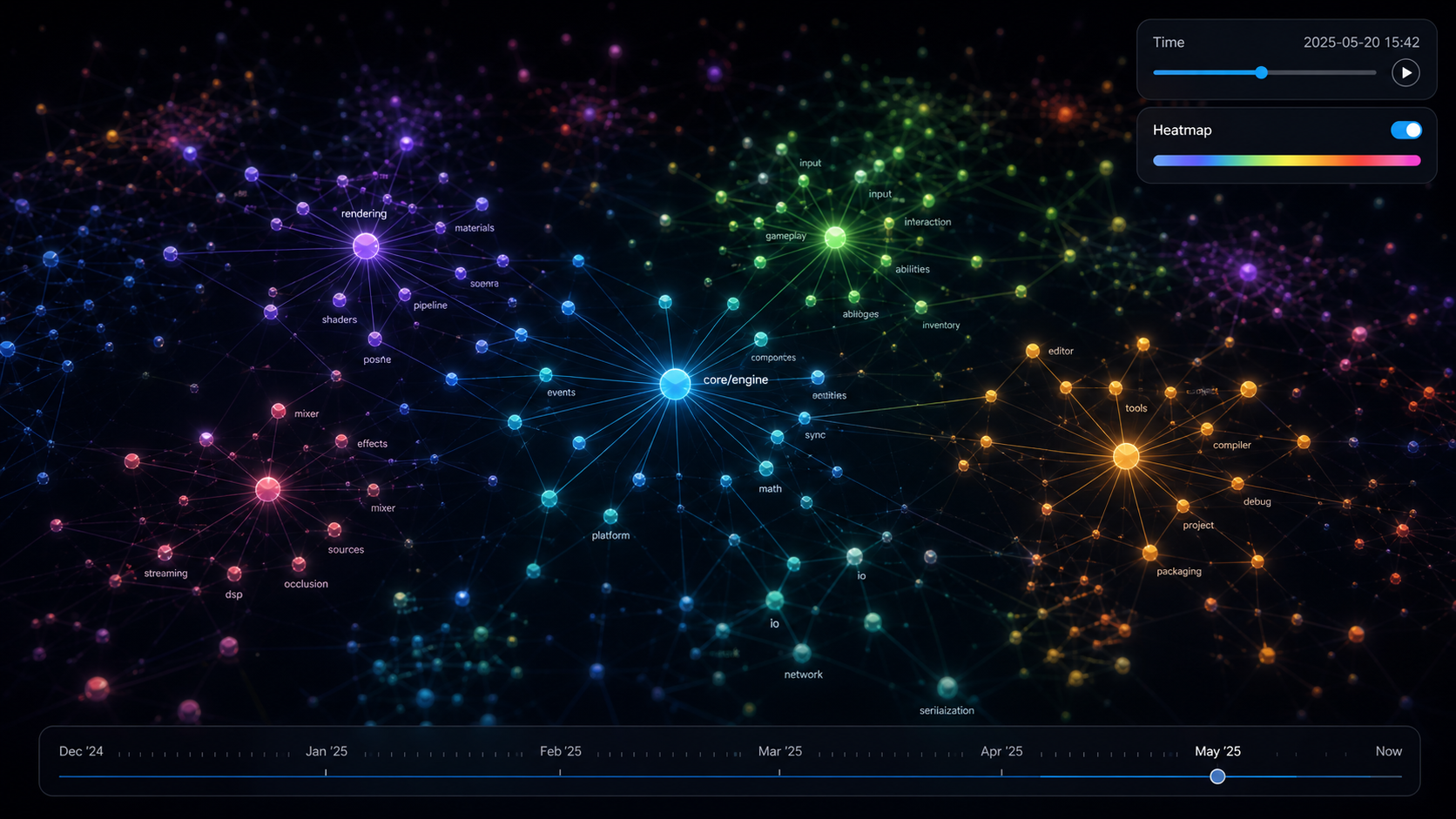 Holocron VR 3D code constellation screenshot